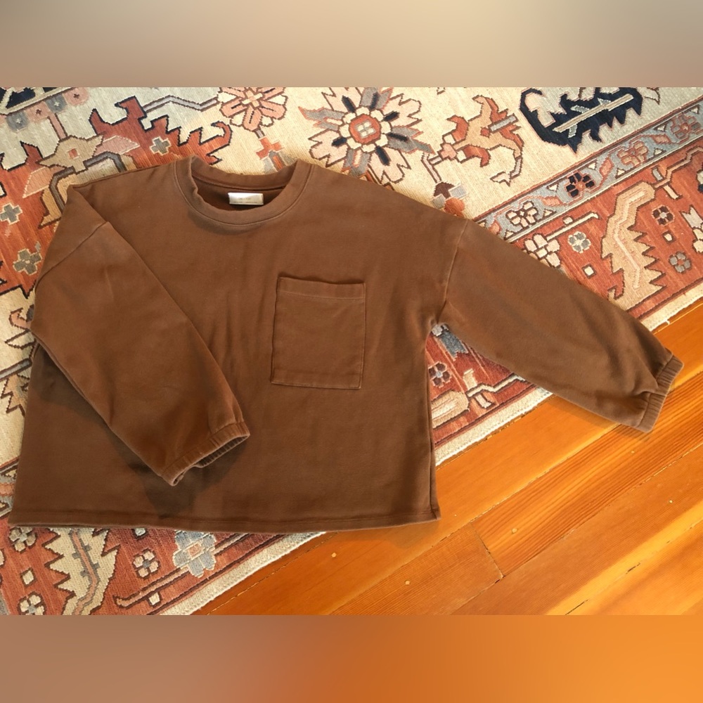 Oak and Fort 3/4 sleeve sweatshirt